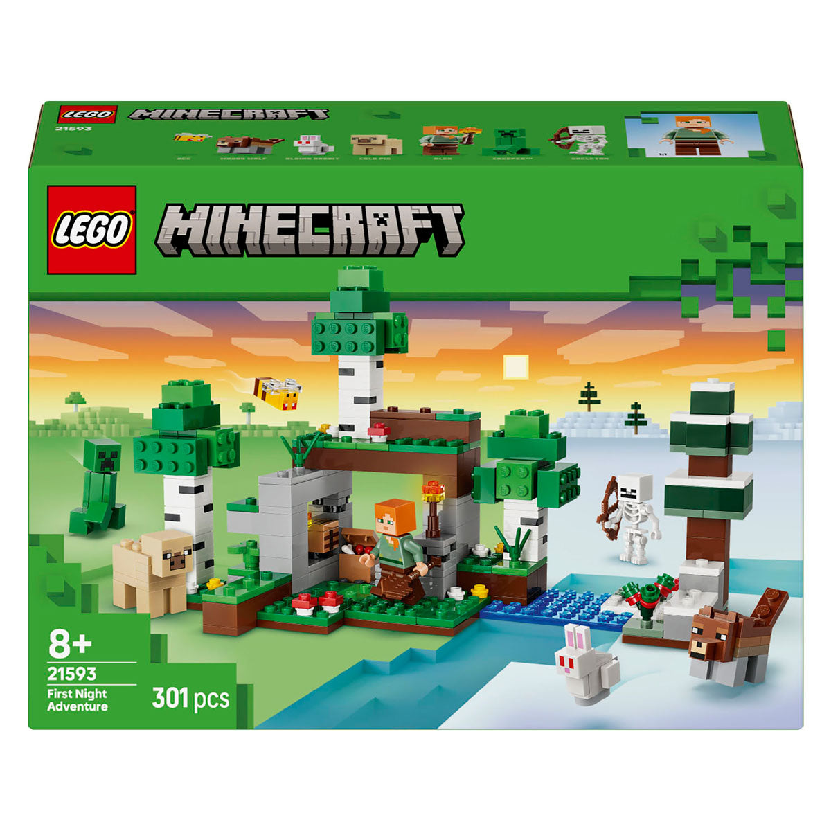 LEGO minecraft 21593 eerste nacht-avontuur