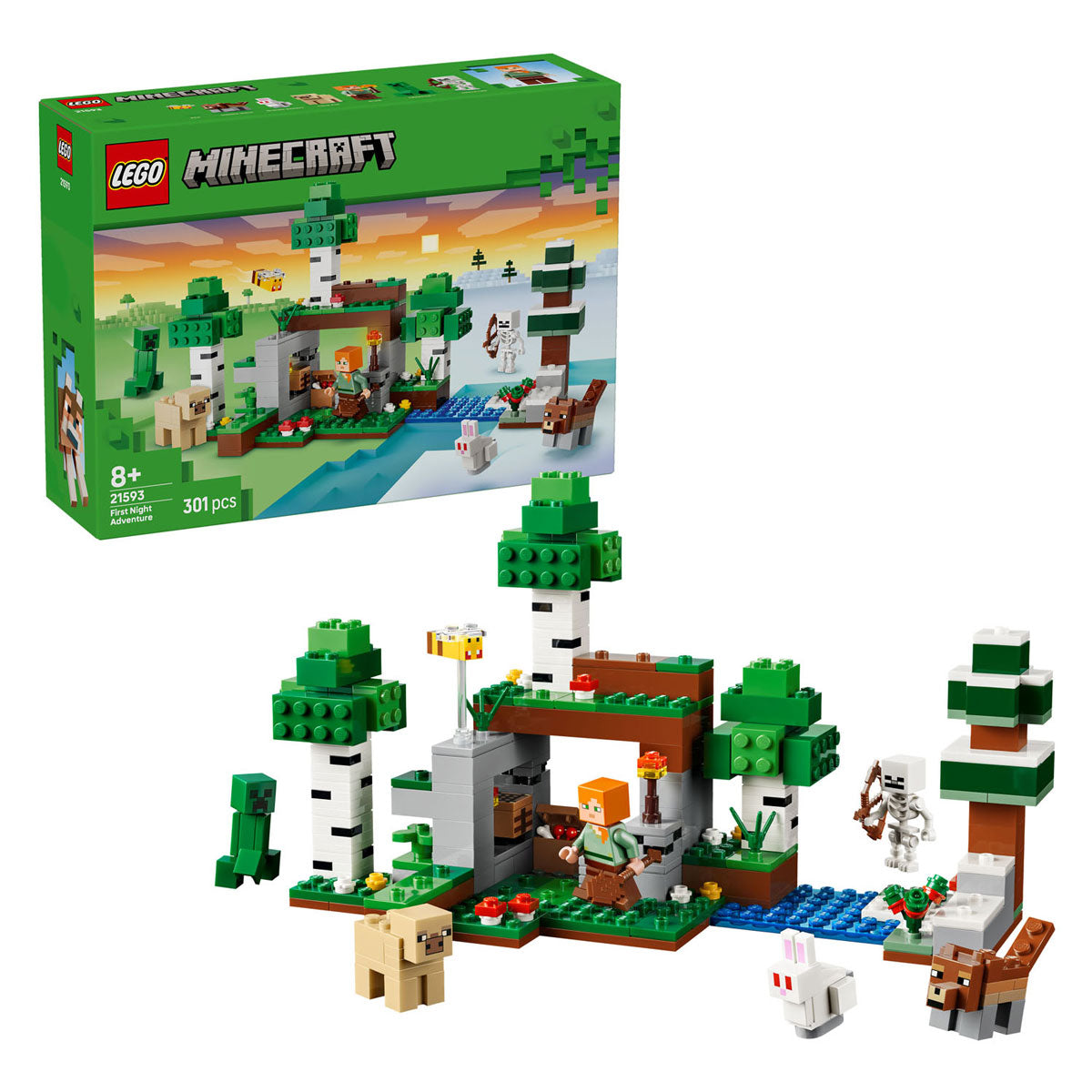 LEGO minecraft 21593 eerste nacht-avontuur