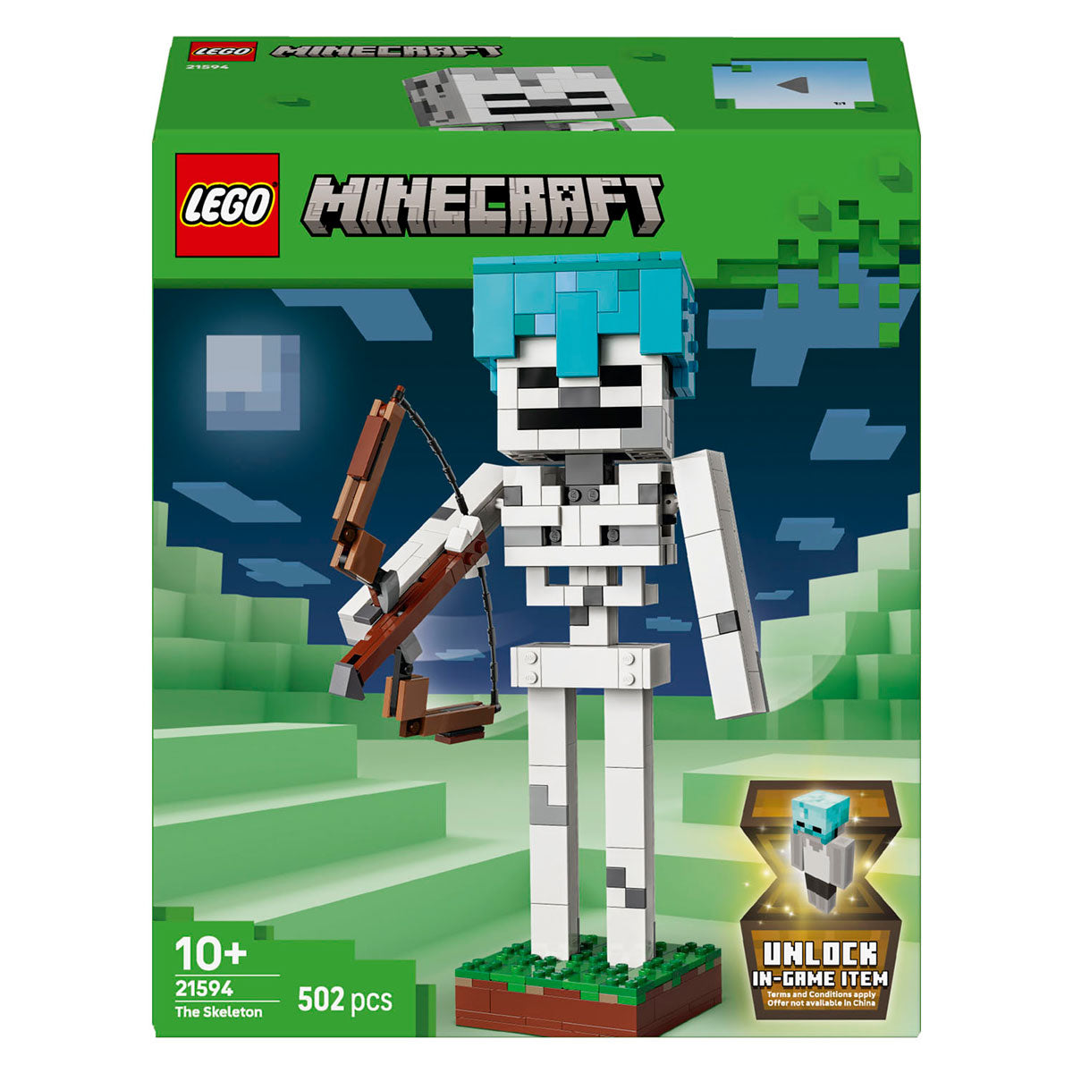 LEGO minecraft 21594 het skelet