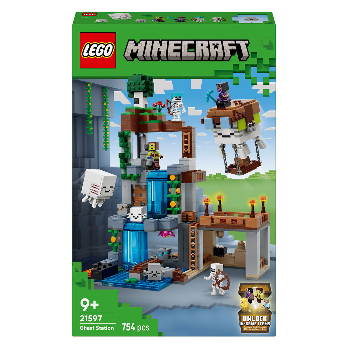 LEGO minecraft 21597 ghast-huis
