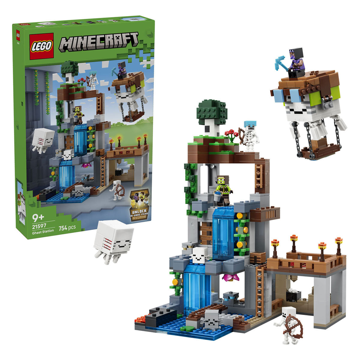 LEGO minecraft 21597 ghast-huis