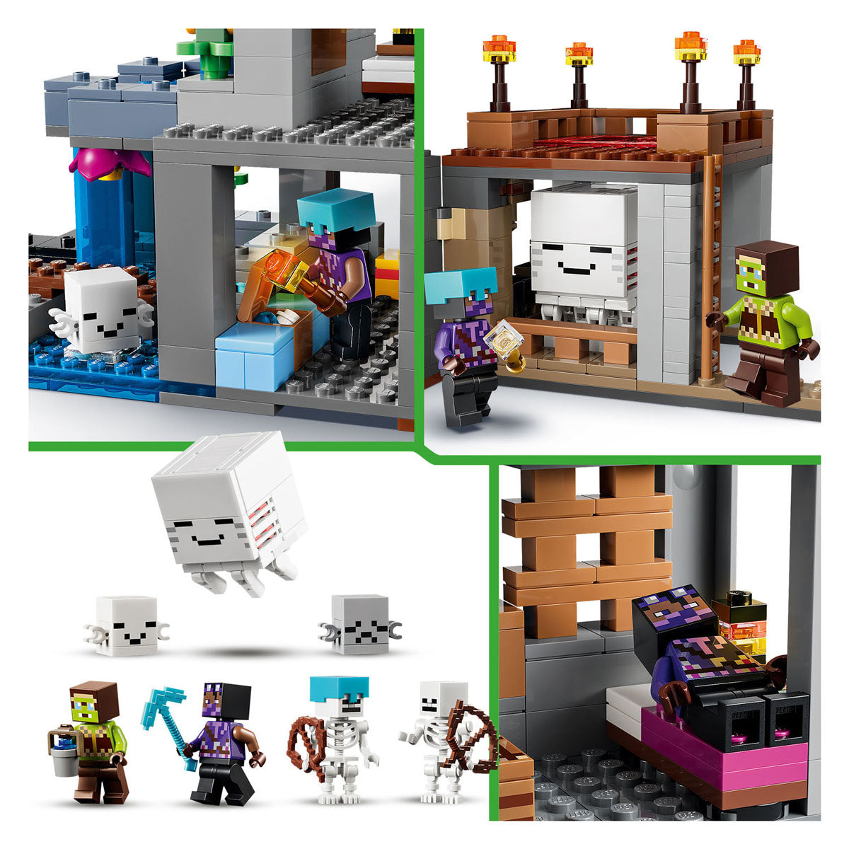 LEGO minecraft 21597 ghast-huis