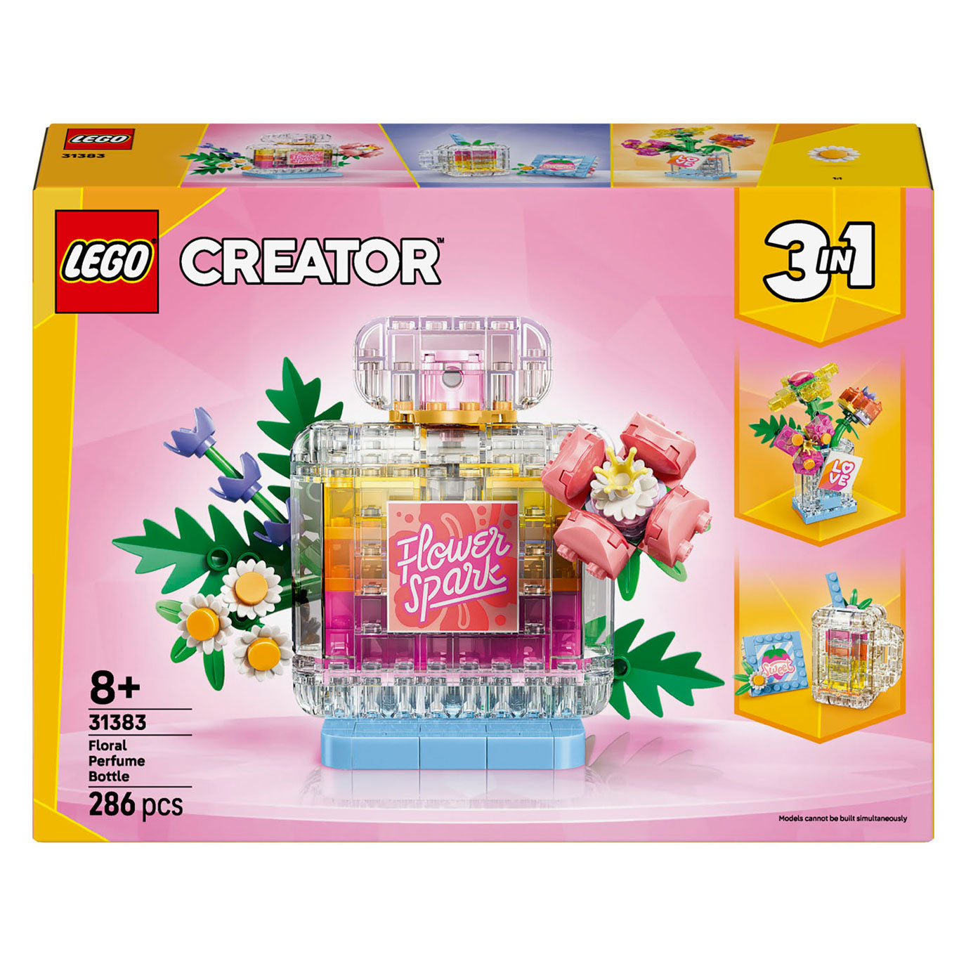 LEGO creator 31383 parfumfles met bloemen