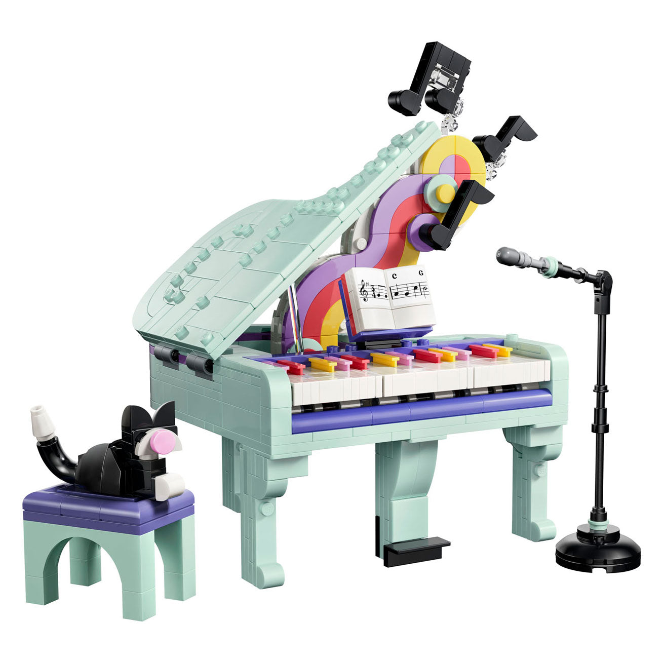 LEGO creator 31392 piano met kat