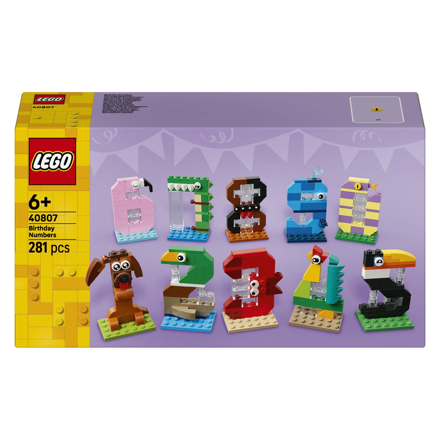 LEGO 40807 verjaardagscijfers