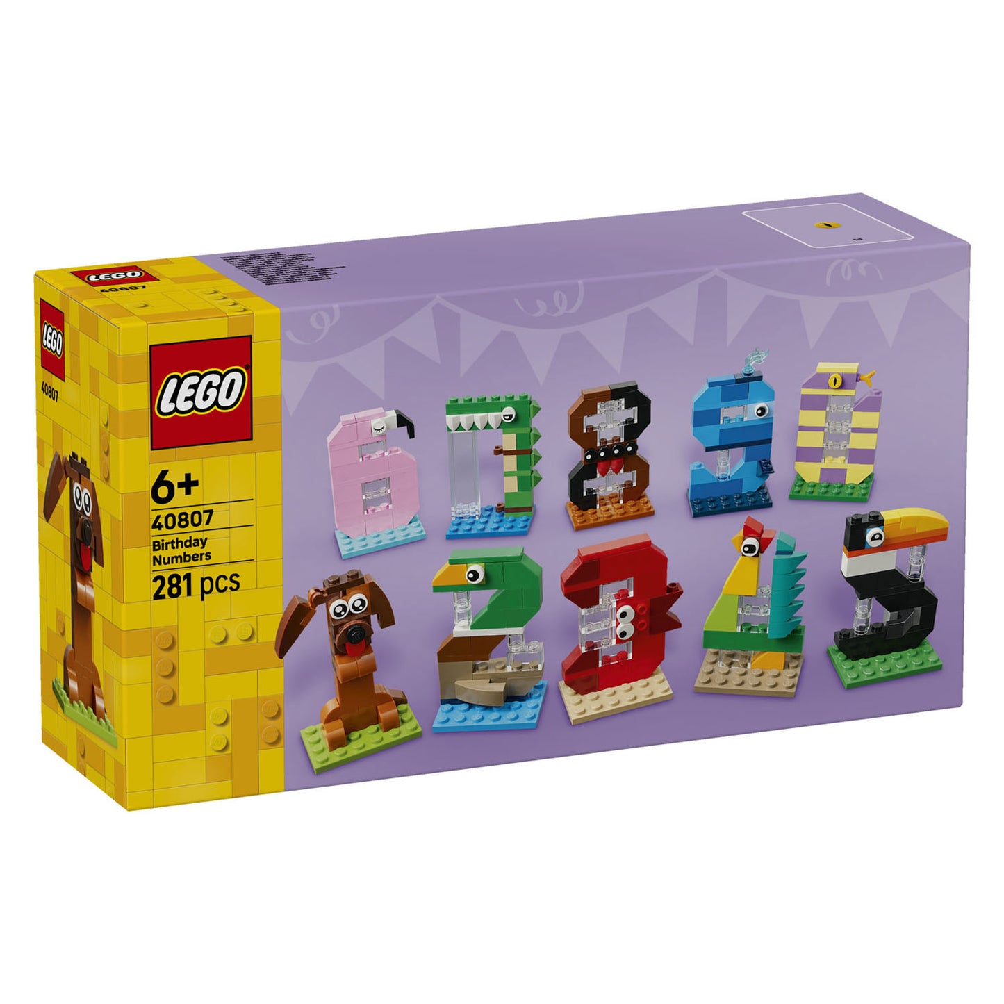 LEGO 40807 verjaardagscijfers