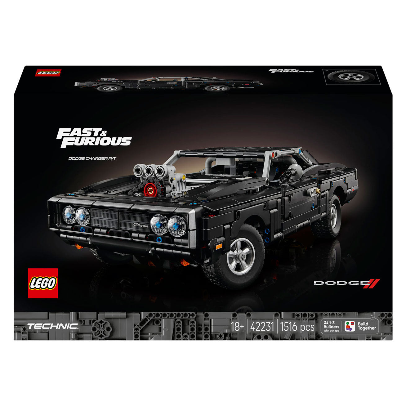 LEGO technic 42231 fast and furious dodge charger r t auto