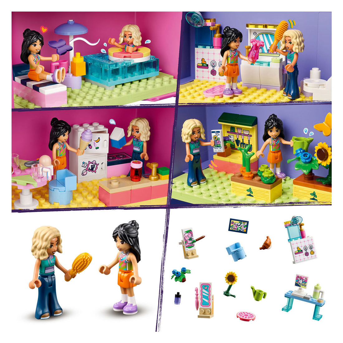 LEGO friends 42697 creatieve poppenhuiskoffer