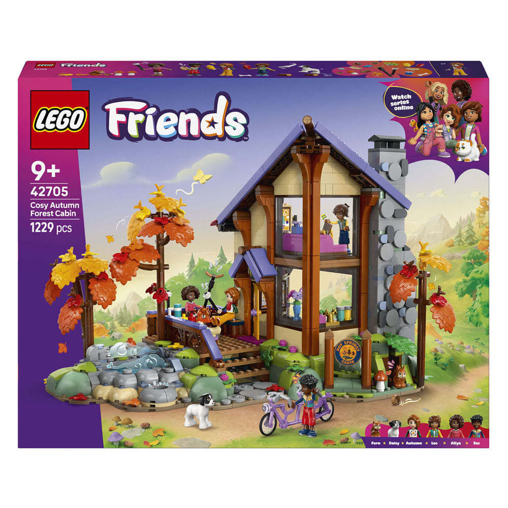 LEGO friends 42705 gezellige boshut in de herfst
