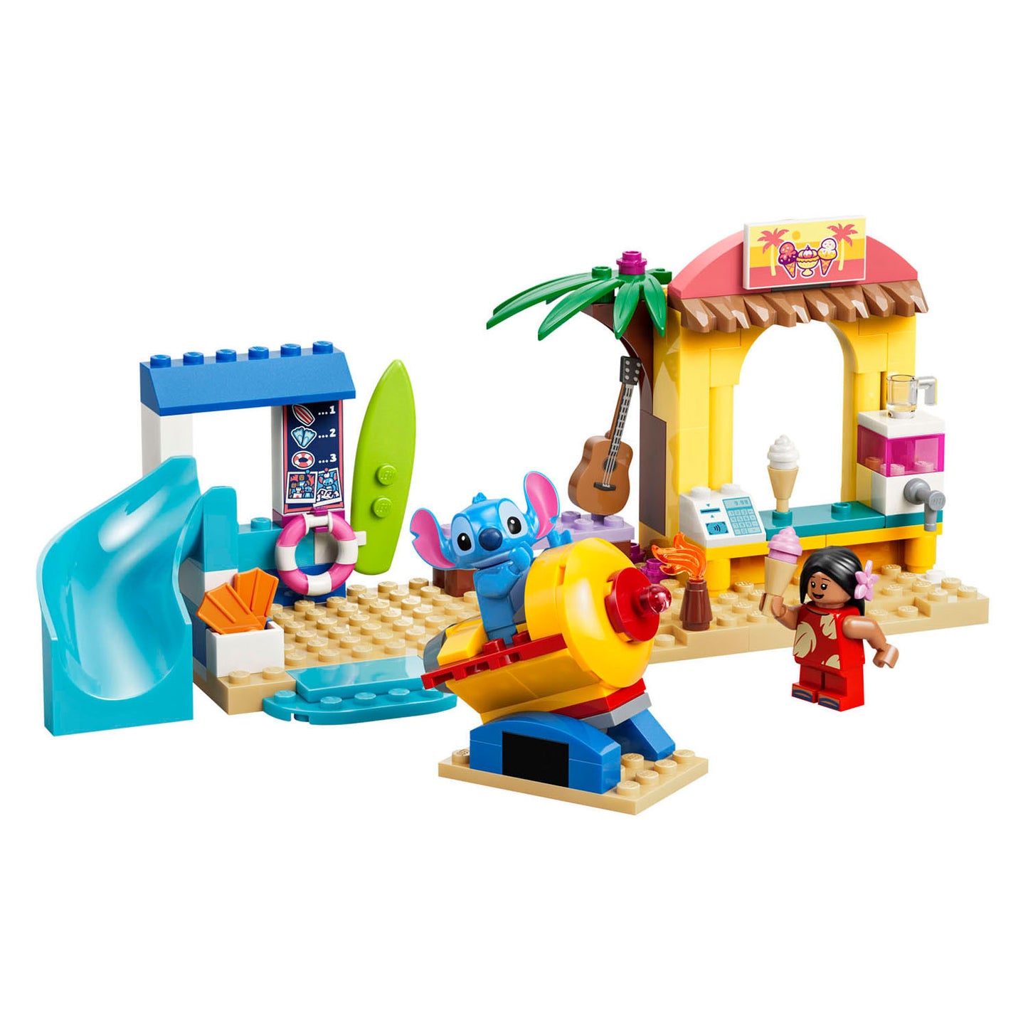 LEGO disney 43280 strandplezier met lilo en stitch