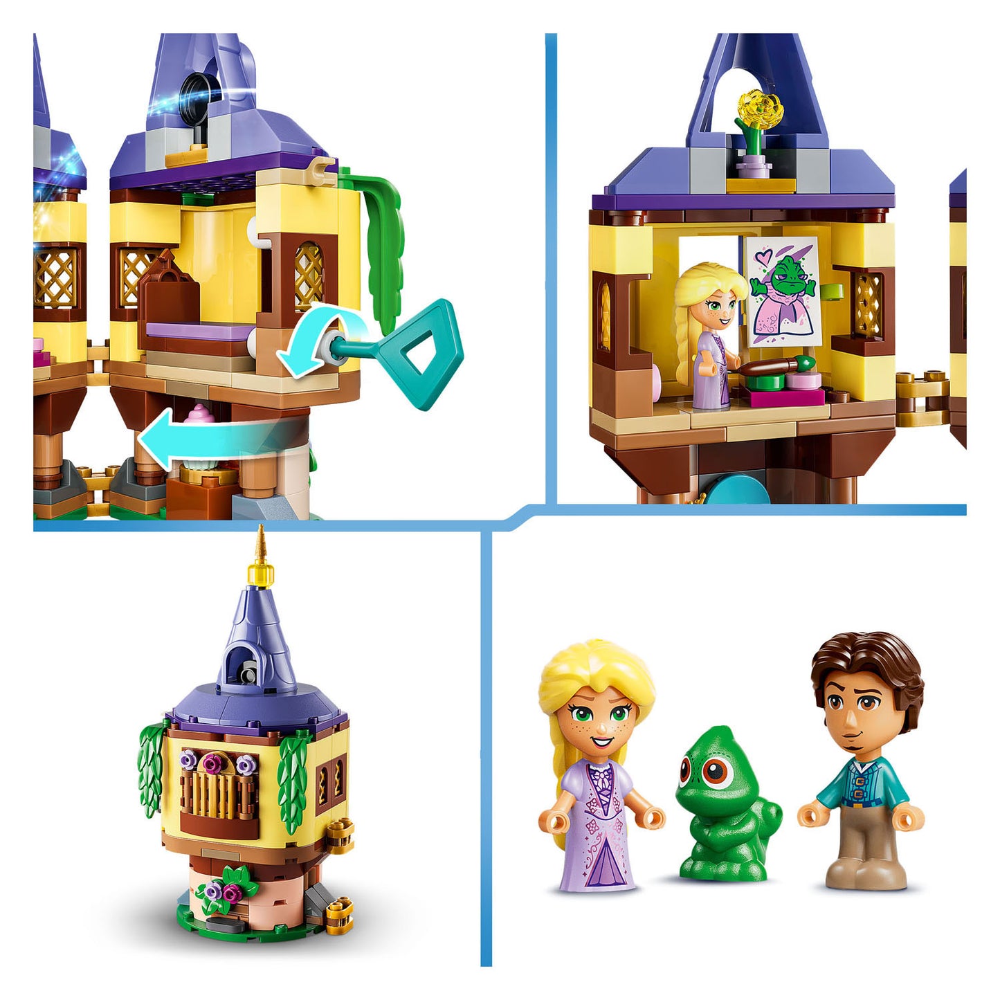 LEGO disney princess 43294 rapunzels minitoren