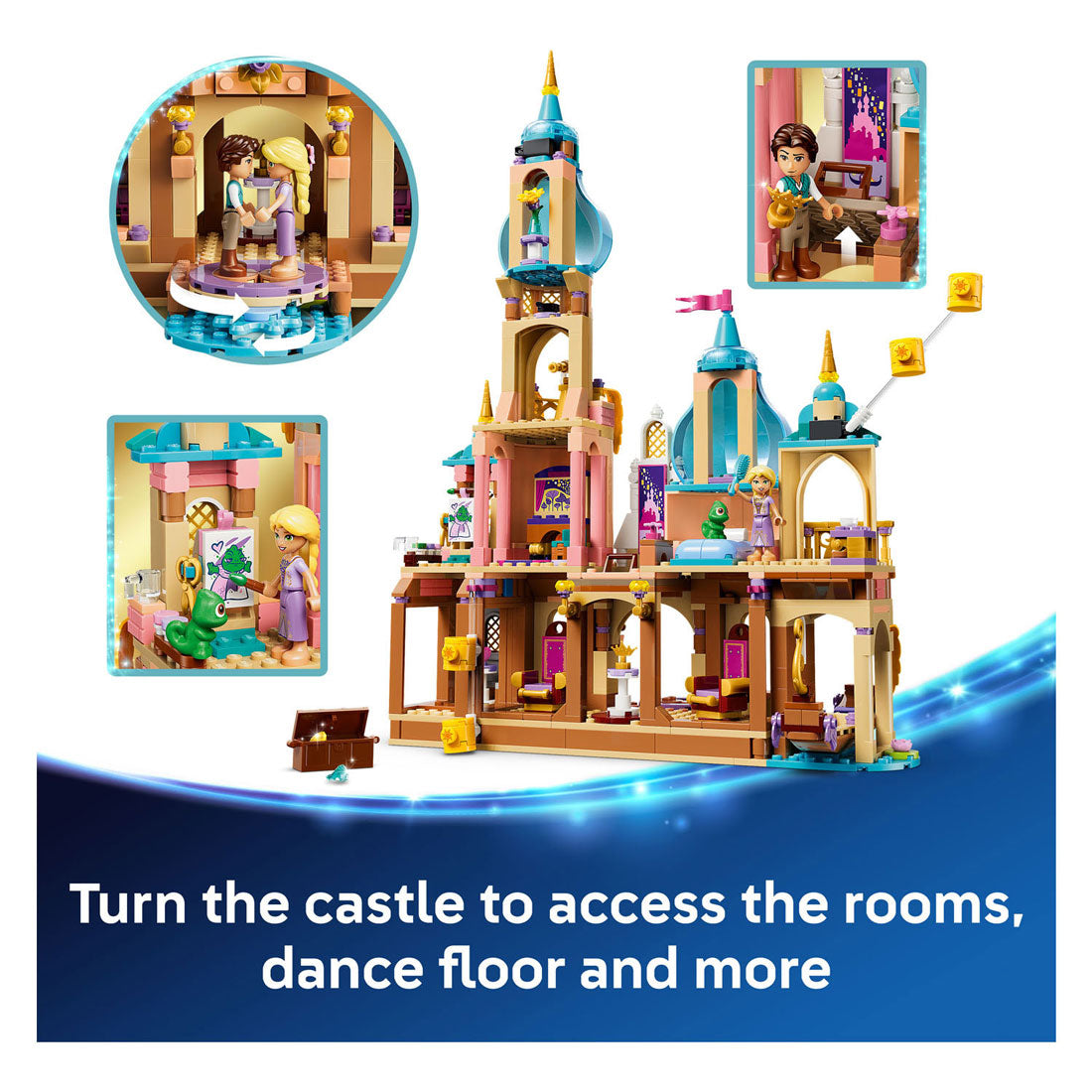 LEGO disney princess 43297 rapunzels kasteel