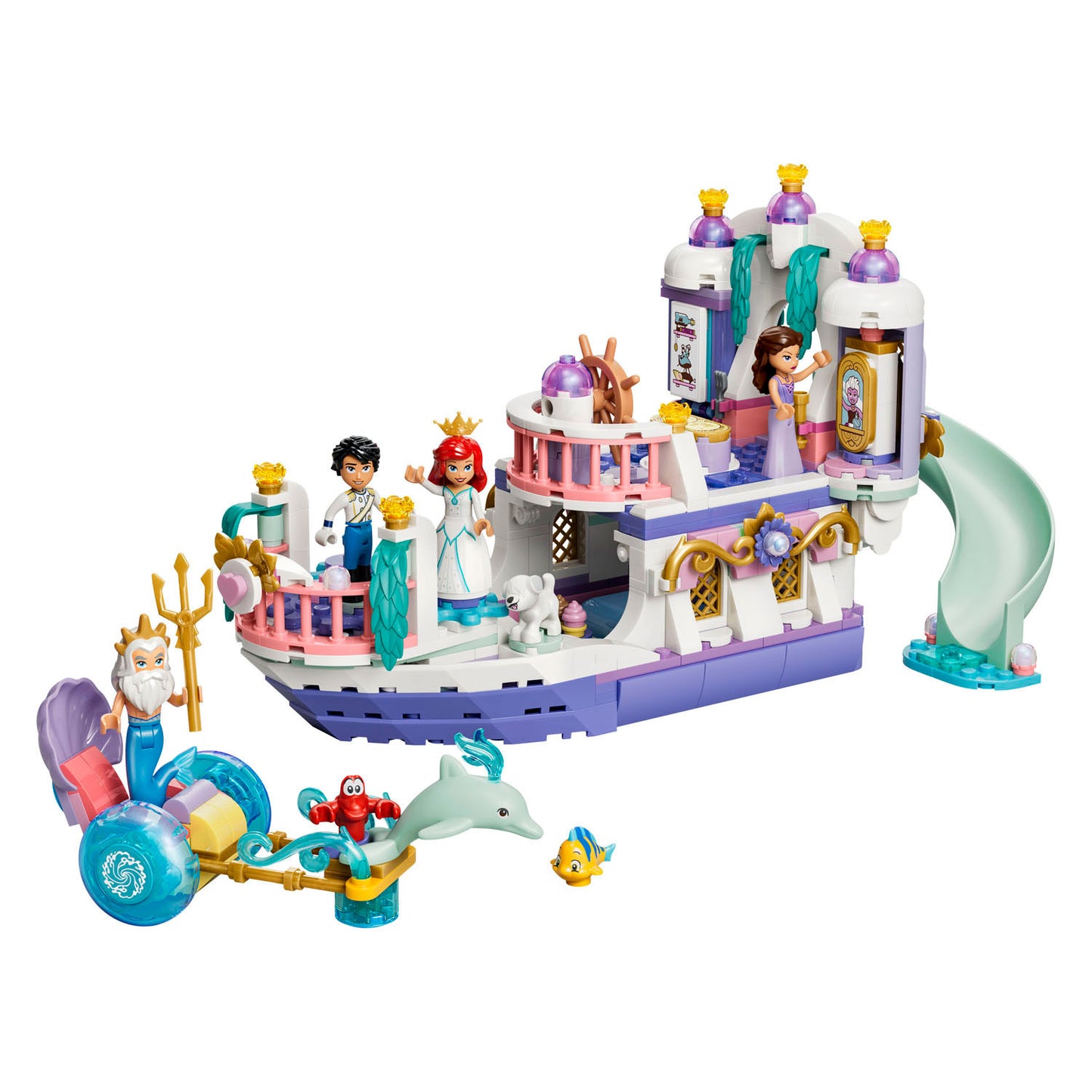 LEGO disney princess 43299 ariels koninklijke trouwboot