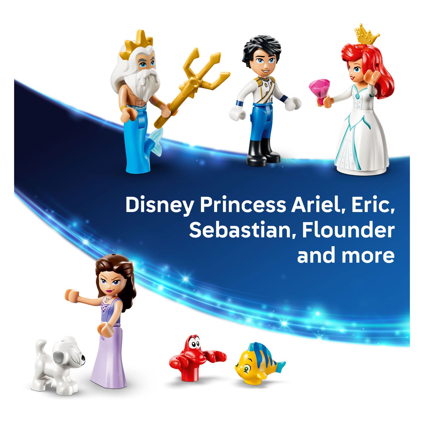 LEGO disney princess 43299 ariels koninklijke trouwboot