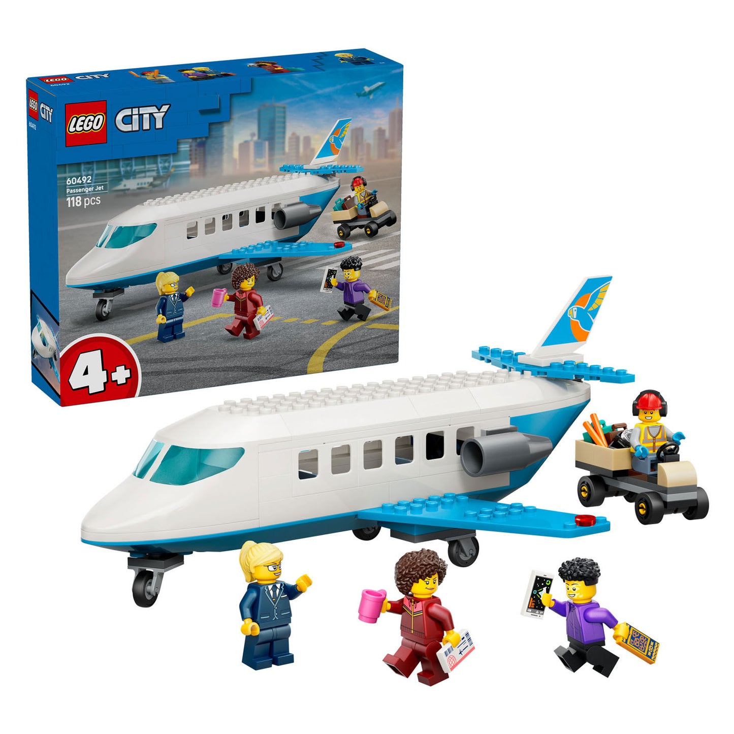LEGO city 60492 passagiersvliegtuig