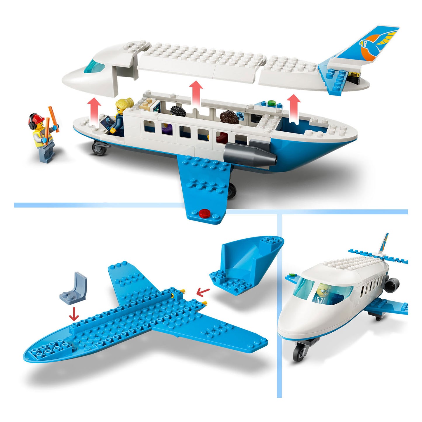 LEGO city 60492 passagiersvliegtuig