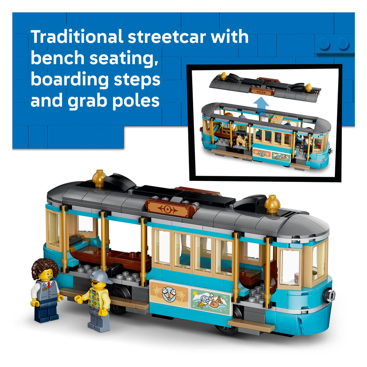 LEGO city 60506 klassieke strandtram