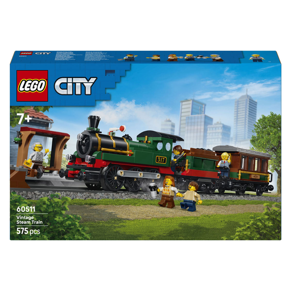LEGO city 60511 vintage stoomtrein