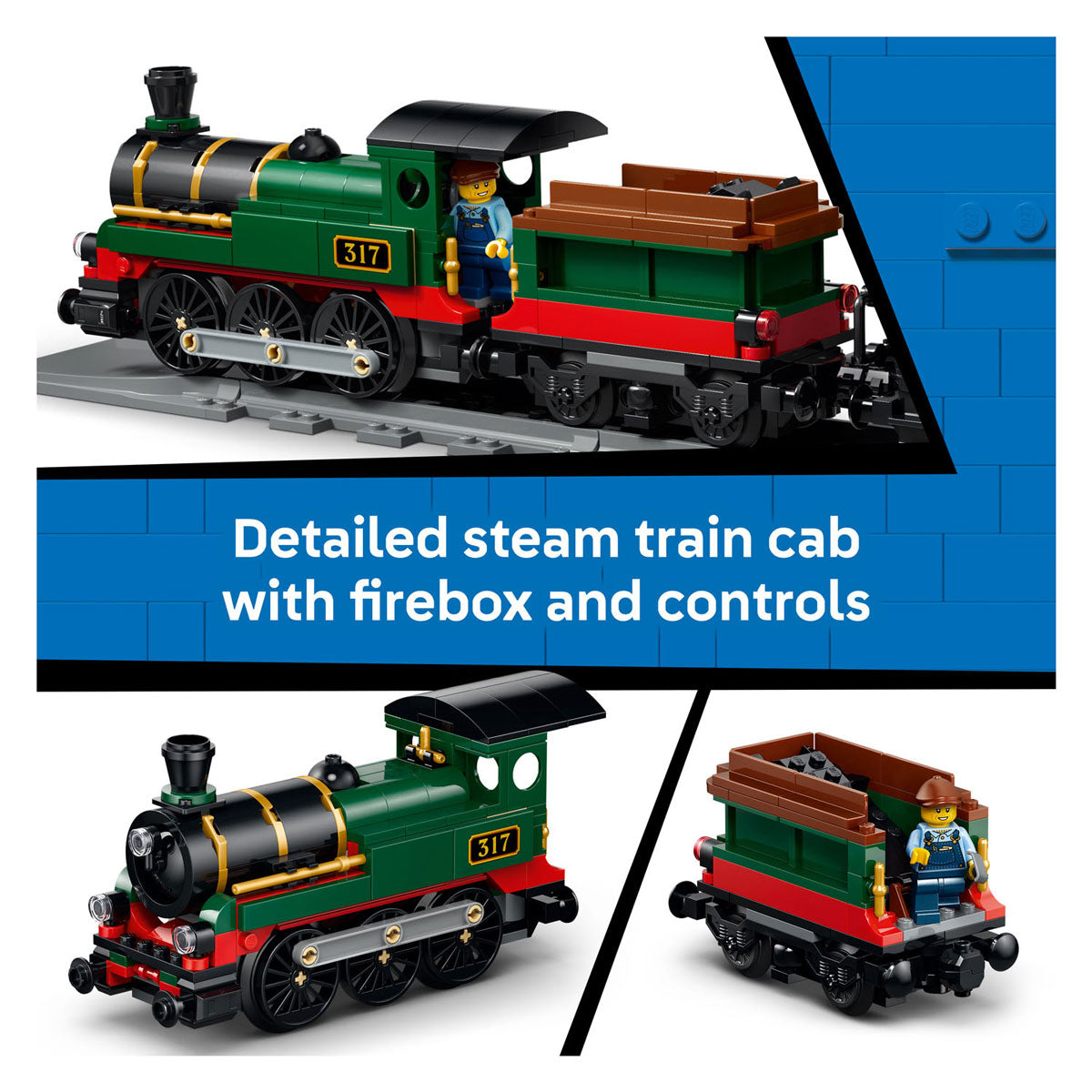 LEGO city 60511 vintage stoomtrein
