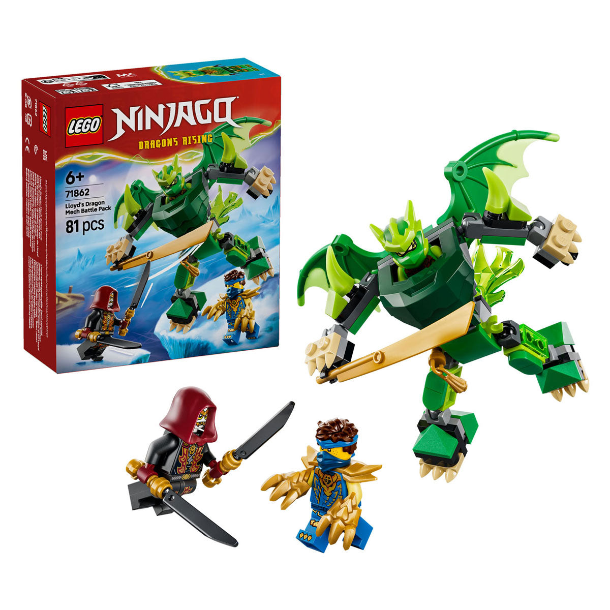 Aqua Doodle Lego ninjago 71862 lloyds drakenmecha strijdpakket