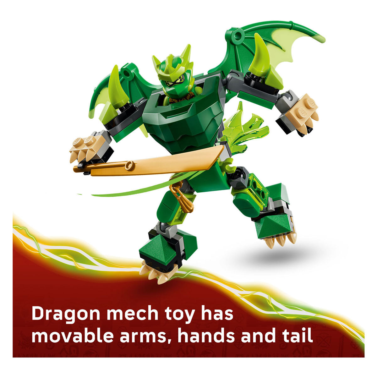 Aqua Doodle Lego ninjago 71862 lloyds drakenmecha strijdpakket