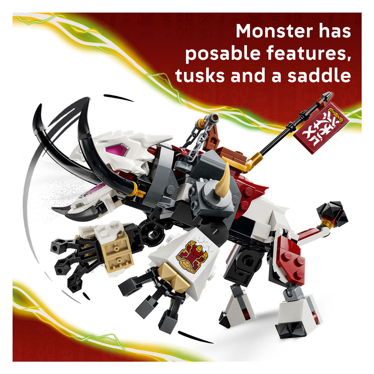 LEGO ninjago 71863 zilvar en grimtak het drakenbeest