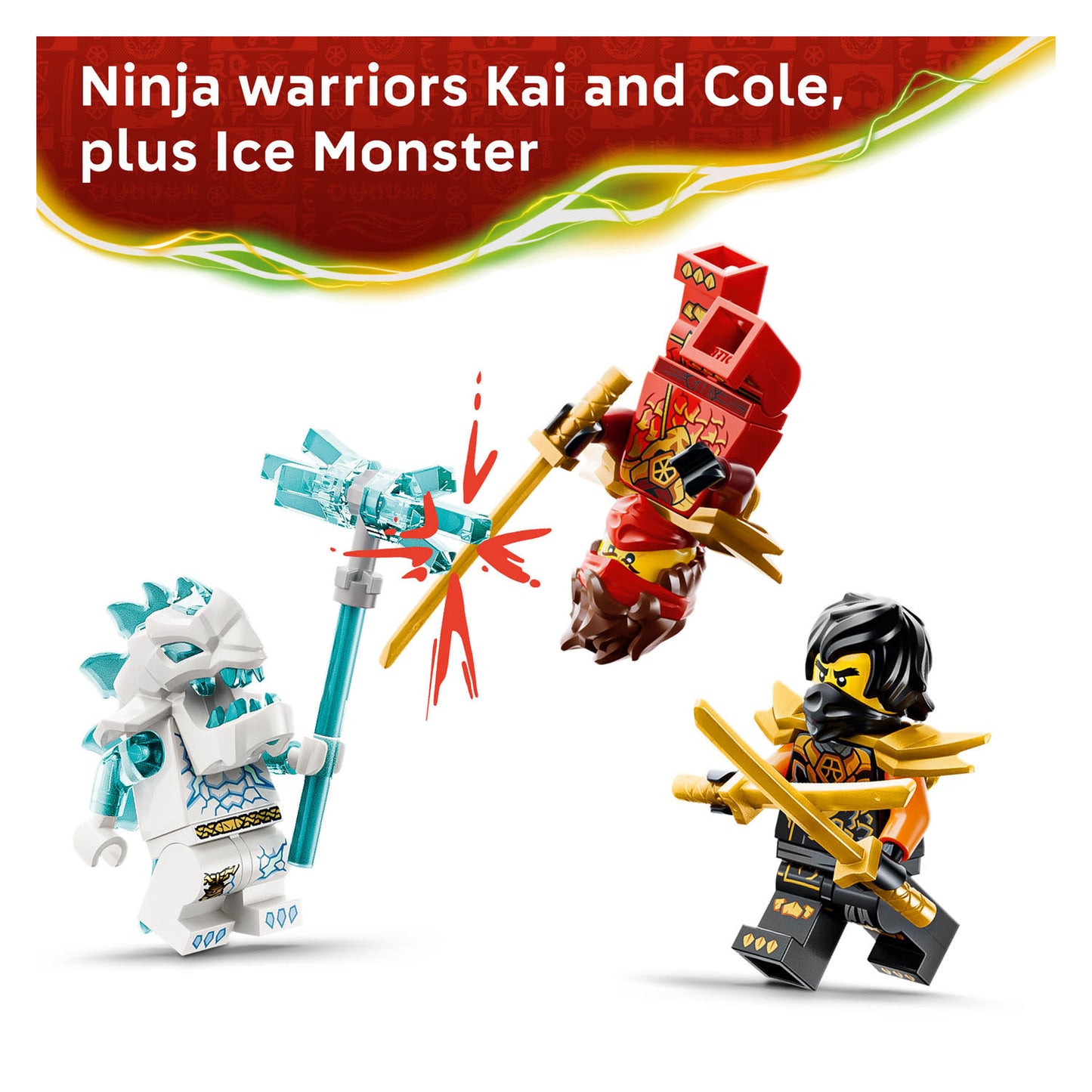 LEGO ninjago 71864 kai en cole's combivoertuigen
