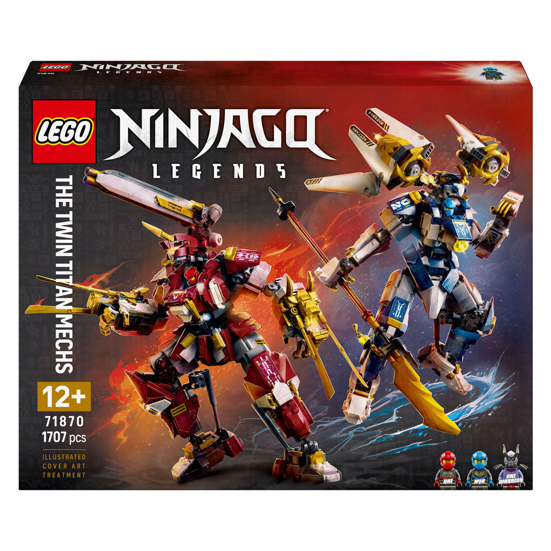 LEGO ninjago 71870 de twee torenhoge mecha