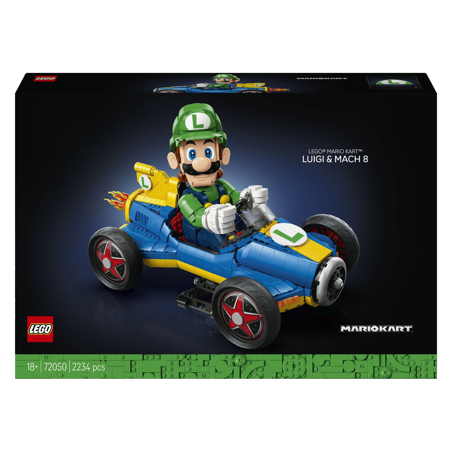 LEGO super mario 72050 luigi en mach 8