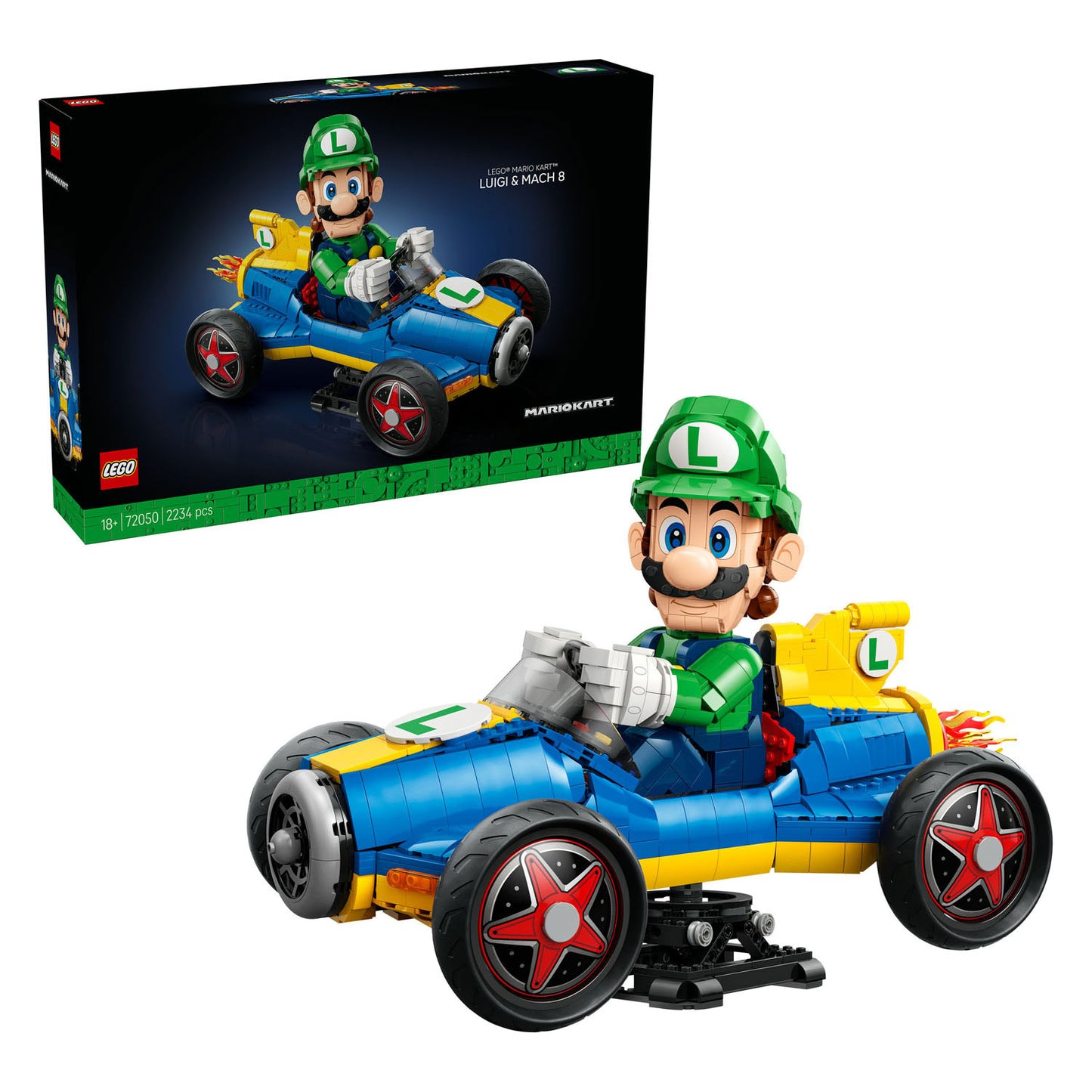 LEGO super mario 72050 luigi en mach 8