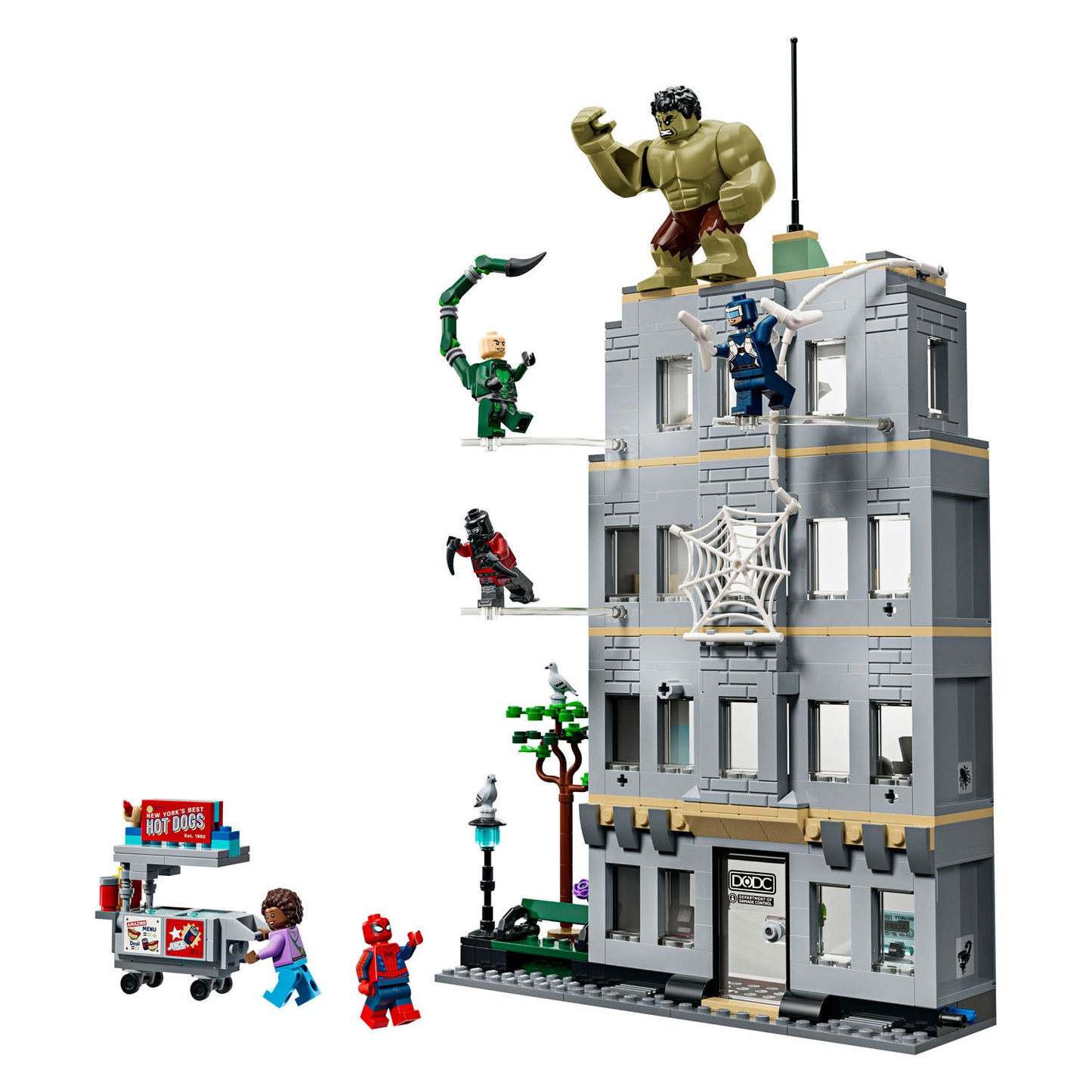 LEGO super heroes 76350 spiderman tegen hulk