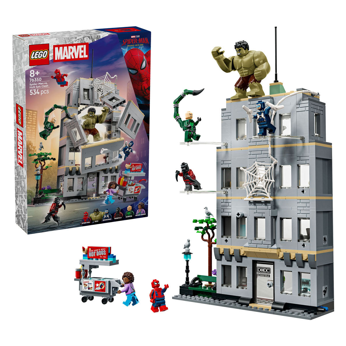 LEGO super heroes 76350 spiderman tegen hulk