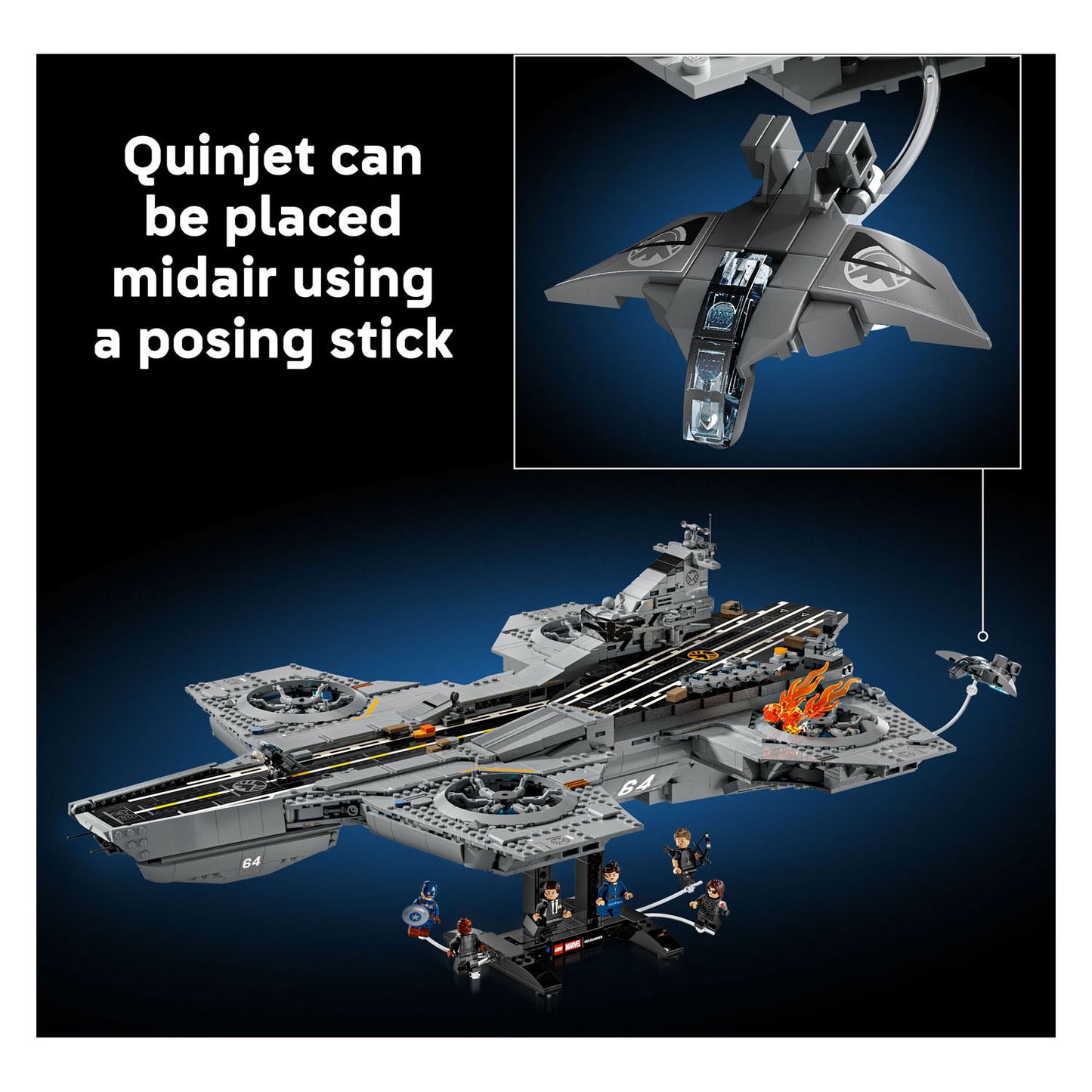 LEGO marvel 76354 s.h.i.e.l.d. helicarrier