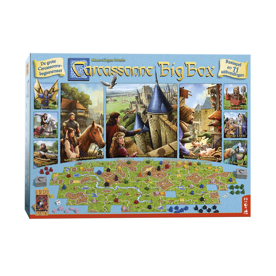 999Games 999 games carcassonne big box 3