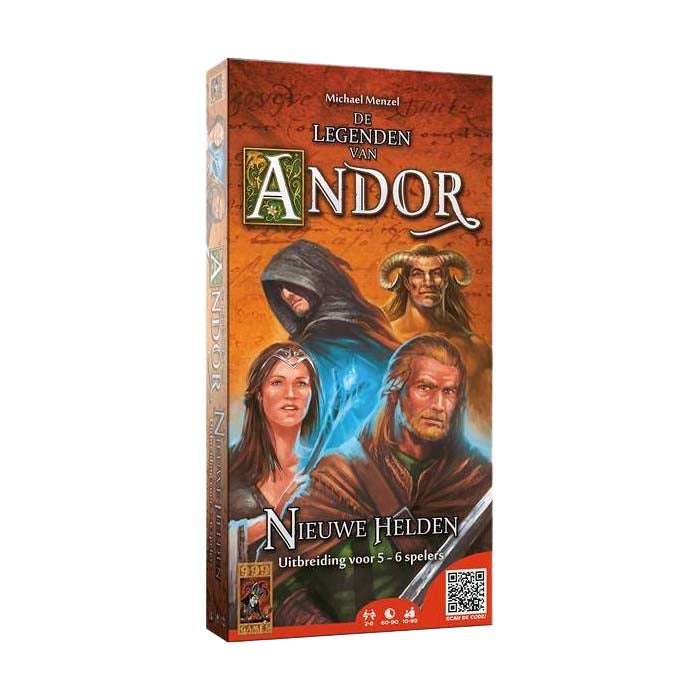 999Games 999 games de legenden van andor: nieuwe helden 5 6 uitbreiding bordspel