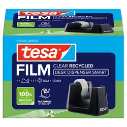 Tapedispenser Tesa Easy Cut SMART plastic zwart