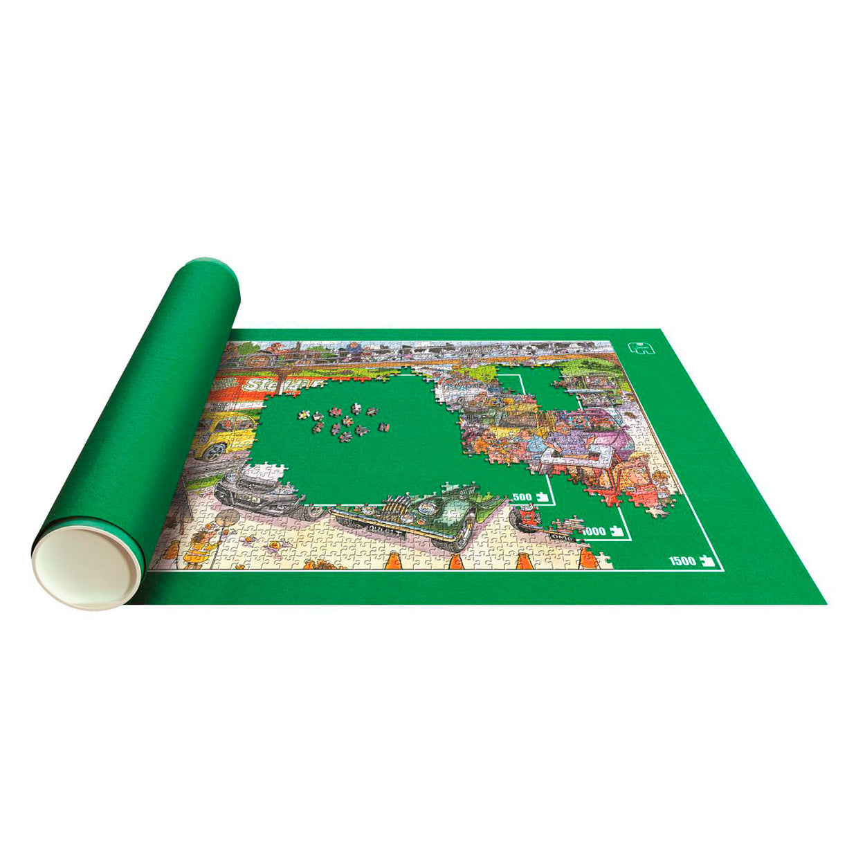 Jumbo puzzelmat puzzle roll 500-1500