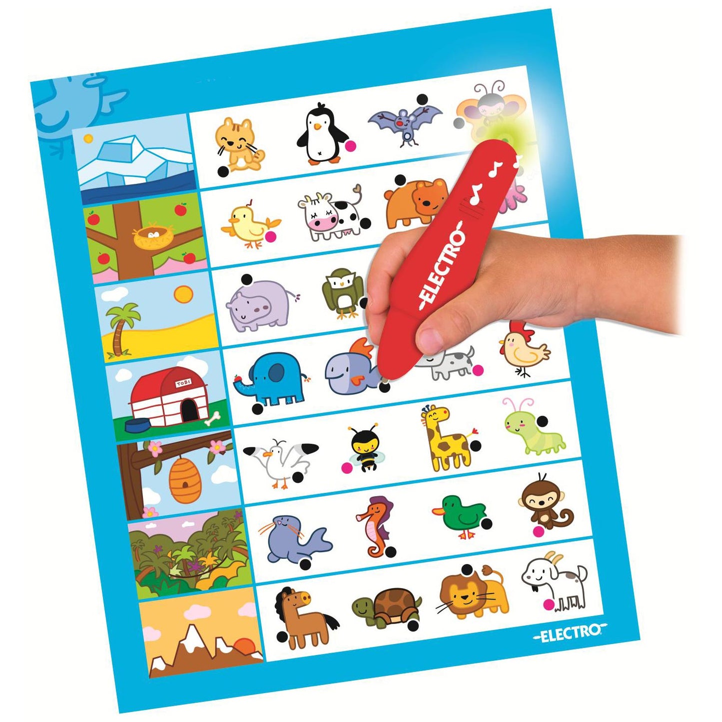 Electro Jumbo wonderpen dierenpret educatief spel