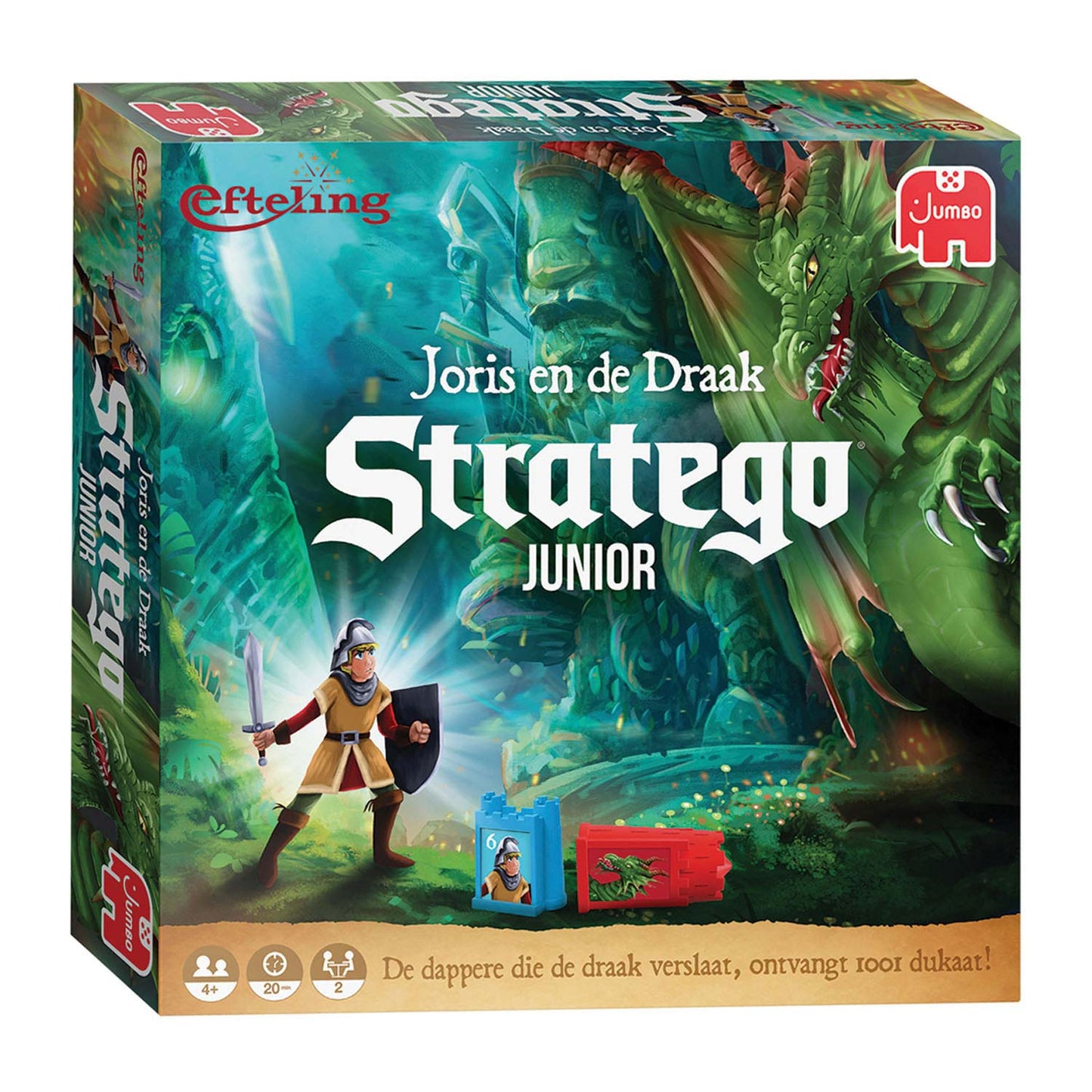 Stratego Jumbo junior joris en de draak bordspel