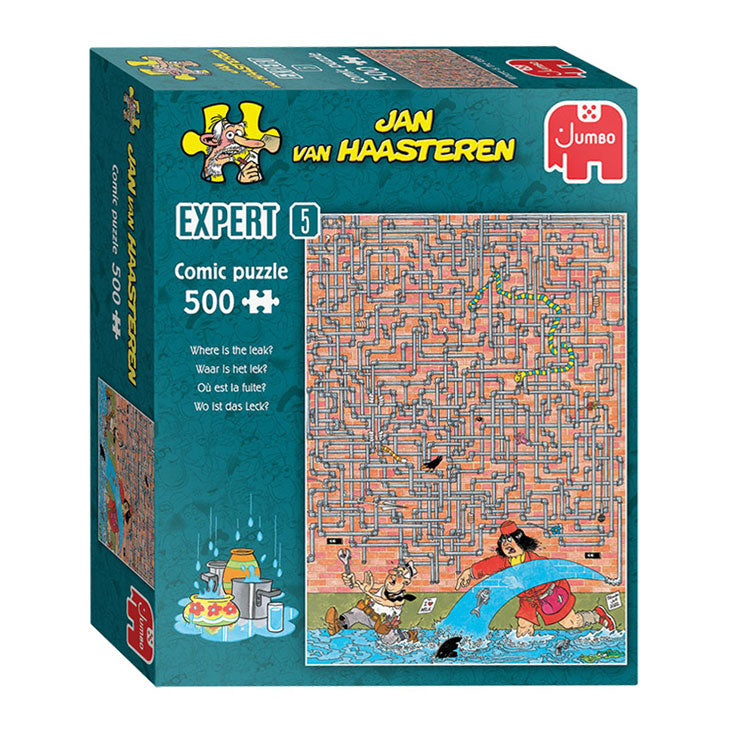 Jan Van Haasteren legpuzzel expert 05 where is the leak? 500st.