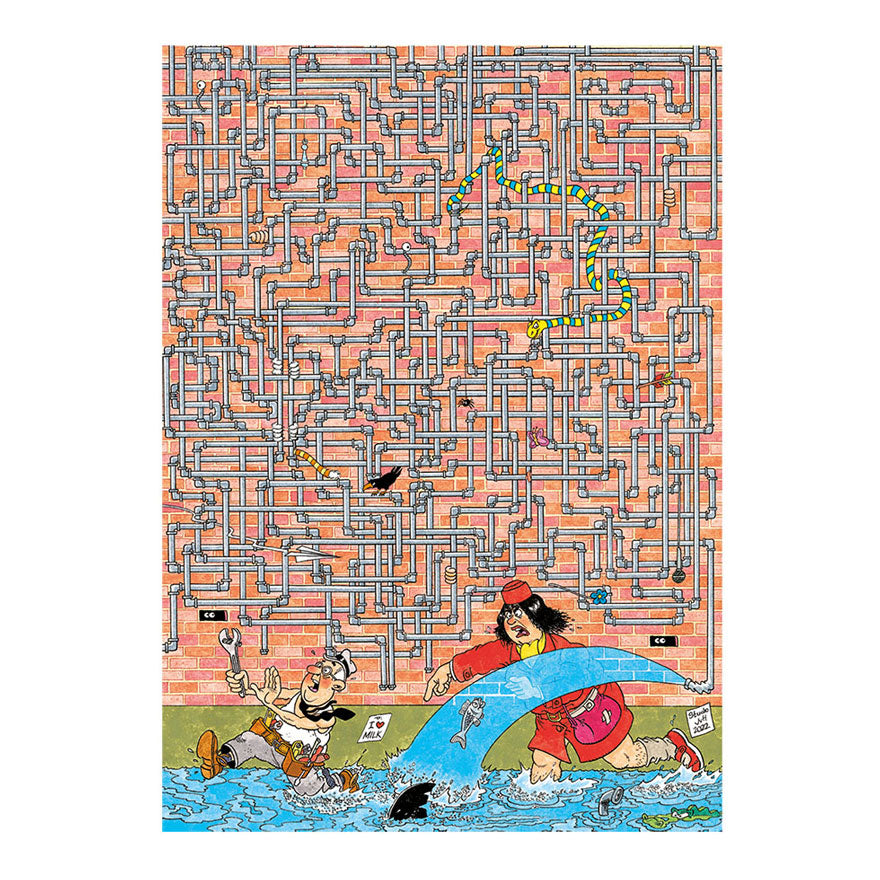 Jan Van Haasteren legpuzzel expert 05 where is the leak? 500st.