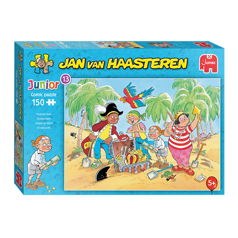 Jan Van Haasteren legpuzzel junior schattenjacht, 150st.