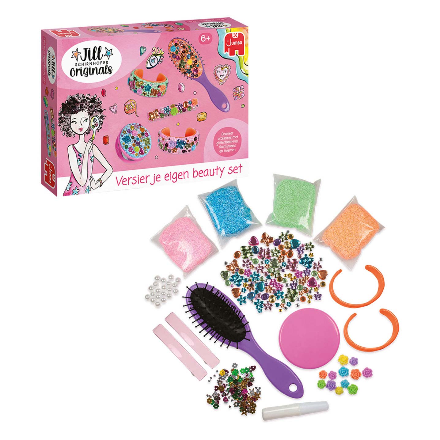 Jumbo Jill versieren met foamklei