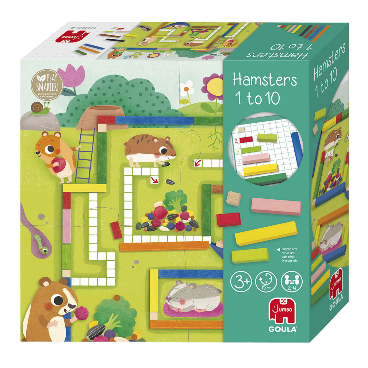 Goula Jumbo hamsters 1 tot 10 educatief rekenspel