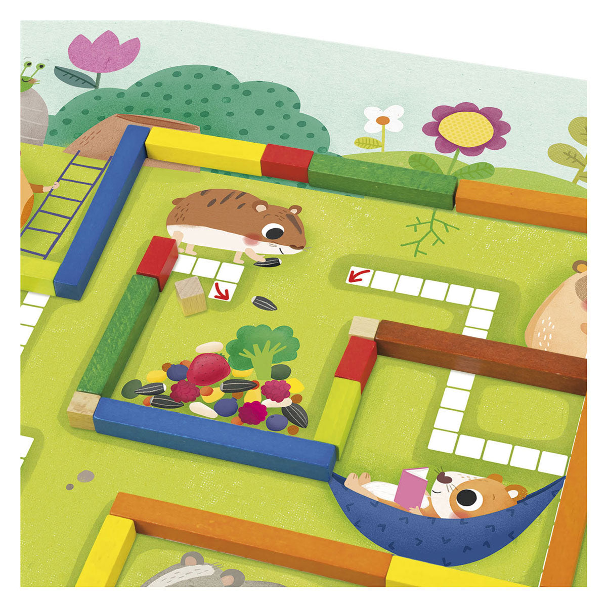 Goula Jumbo hamsters 1 tot 10 educatief rekenspel