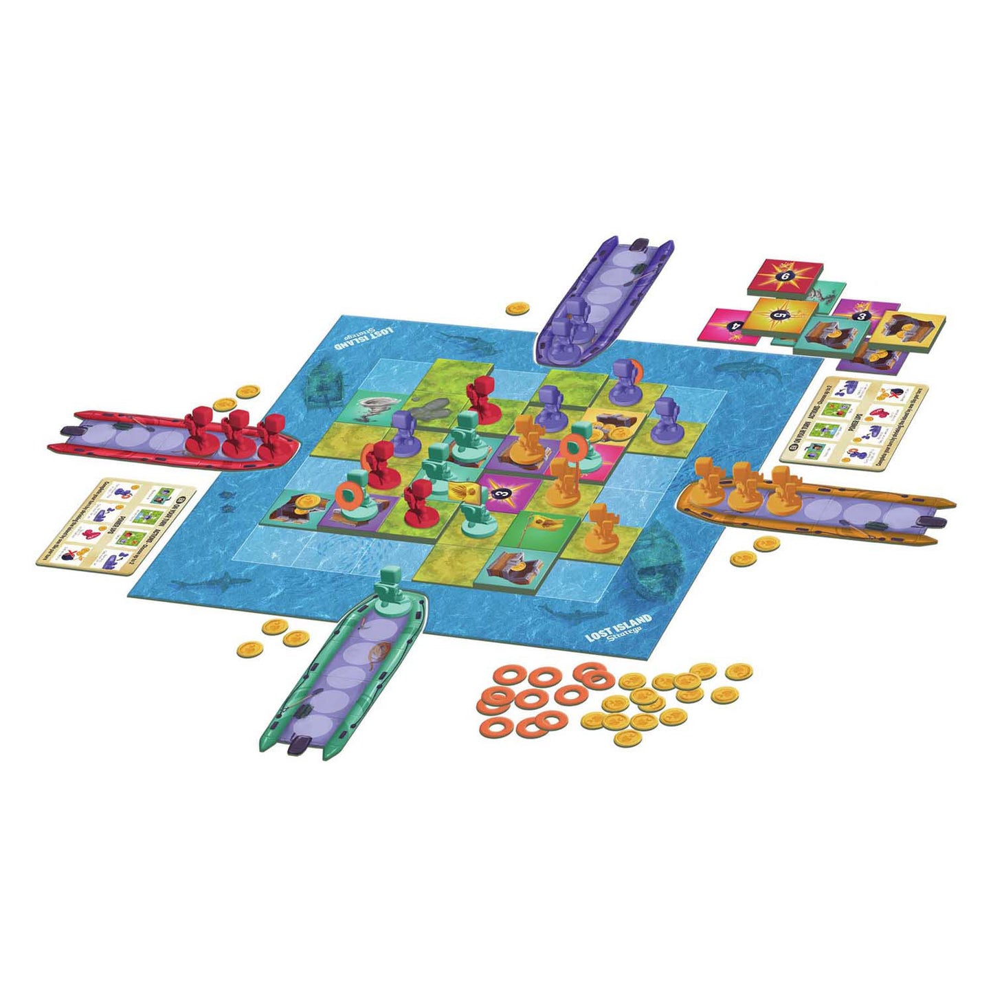 Stratego Jumbo lost island bordspel