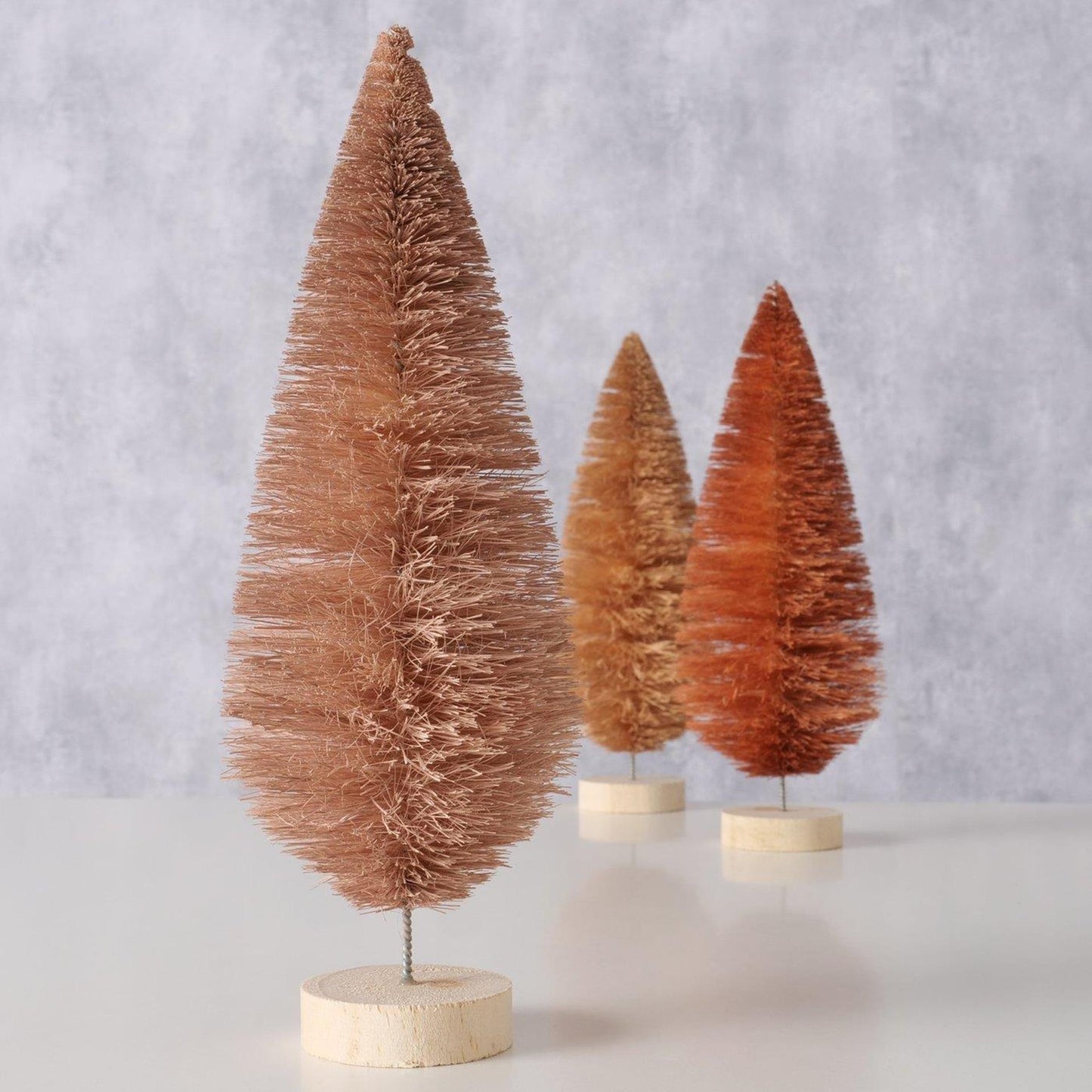 Boltze Home Beeld kerstbboom in bruin h23cm