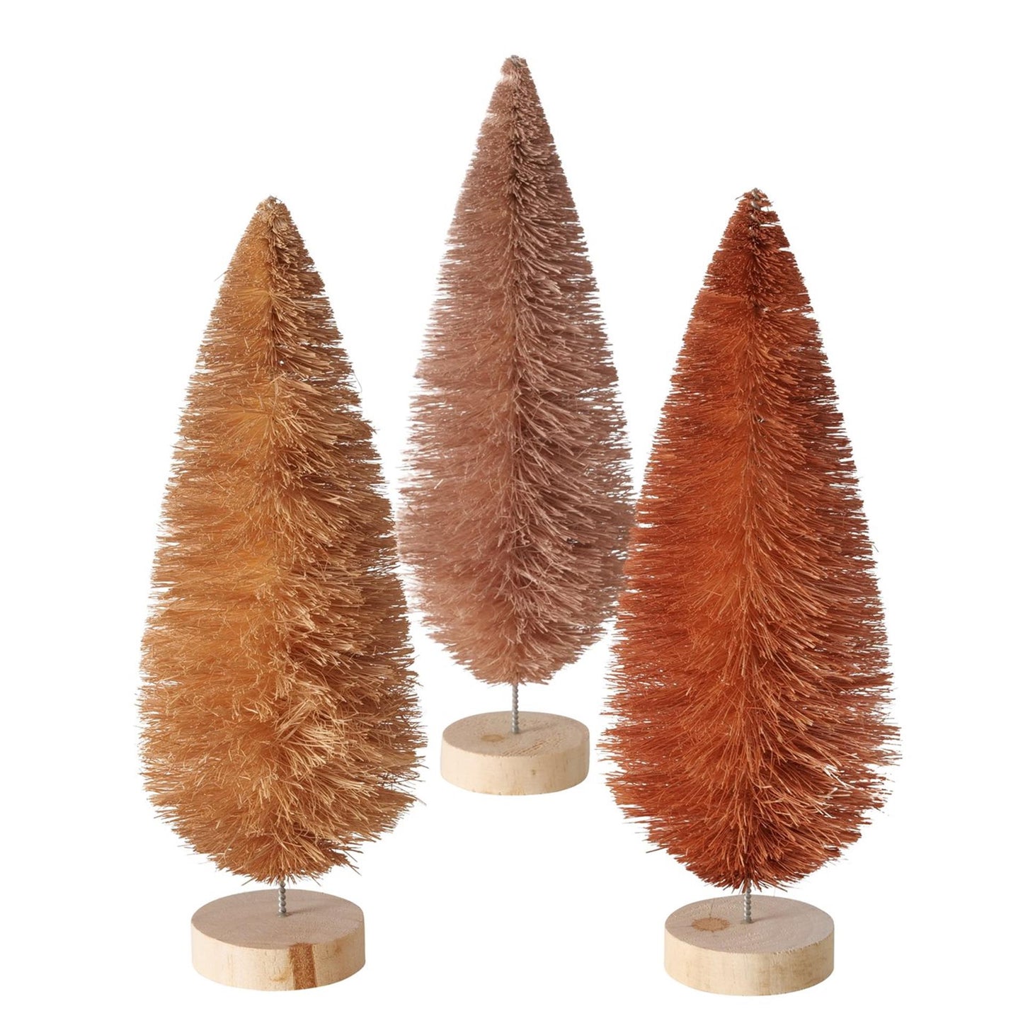 Boltze Home Beeld kerstbboom in bruin h23cm