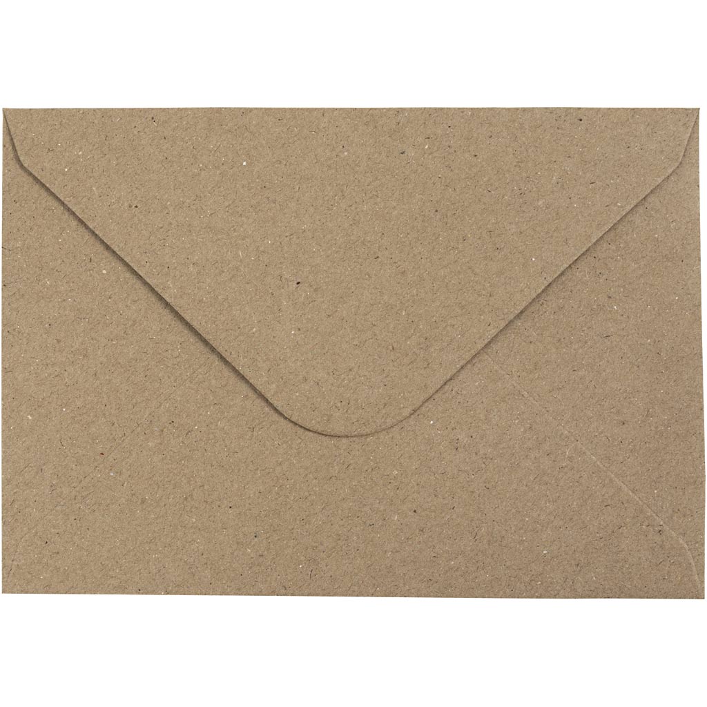 Creativ Company Https: www.cchobby.nl gerecyclede-envelop-afmeting-envelop-11-5x16-cm-120-naturel-50-stuk-1-doos