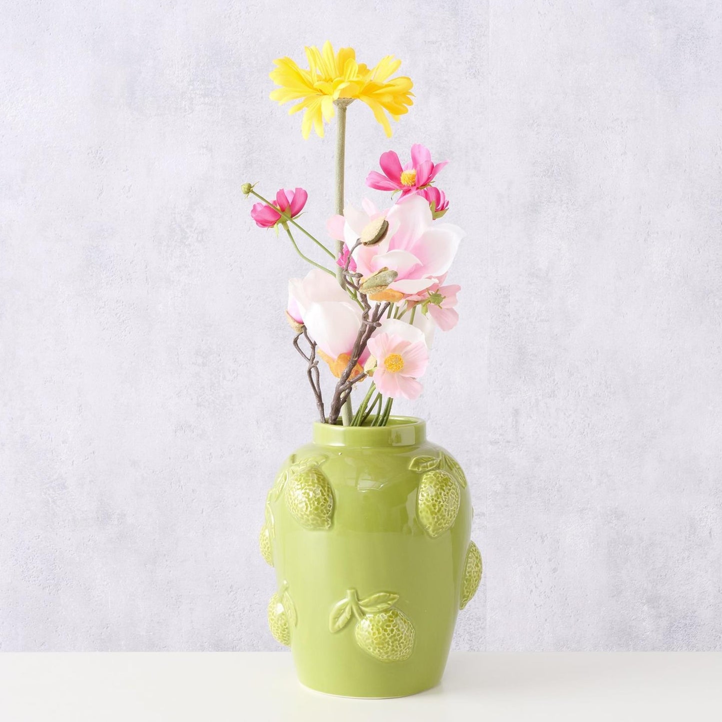 Boltze Home vaas lime h20,5cm
